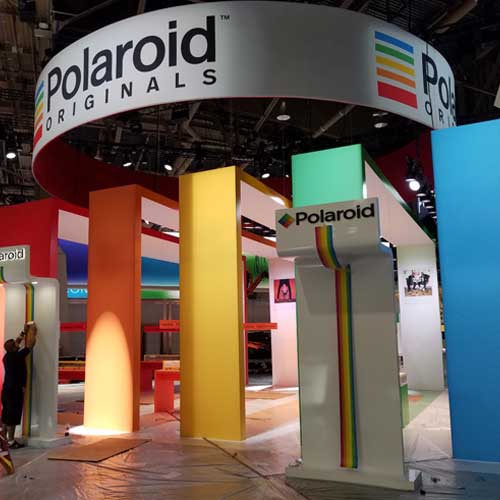 Specialty Polaroid graphics for CES